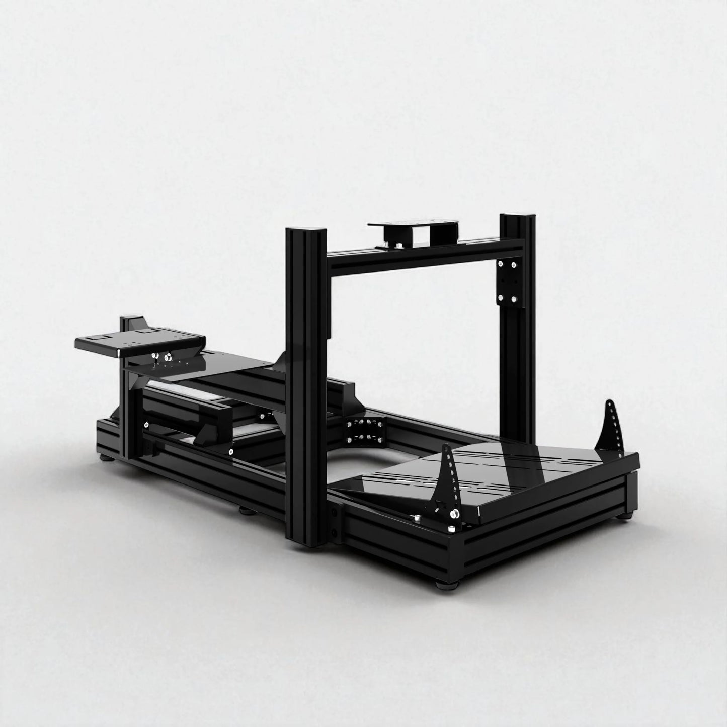 Chassis 80 x 40mm Aluminum BFR Black