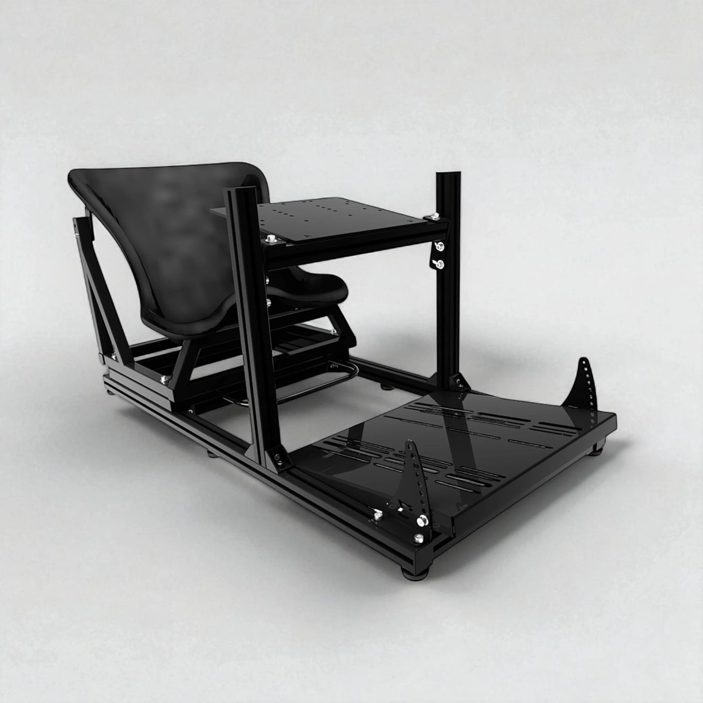 Chassis 80 x 40mm Aluminum BFR Black