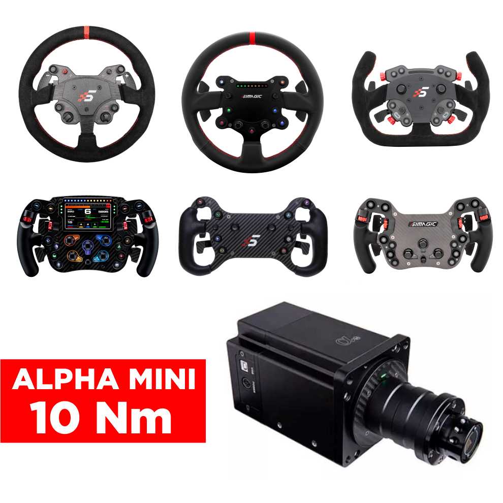 BUNDLE ALPHA MINI - 10 Nm SIMAGIC DIRECT DRIVE