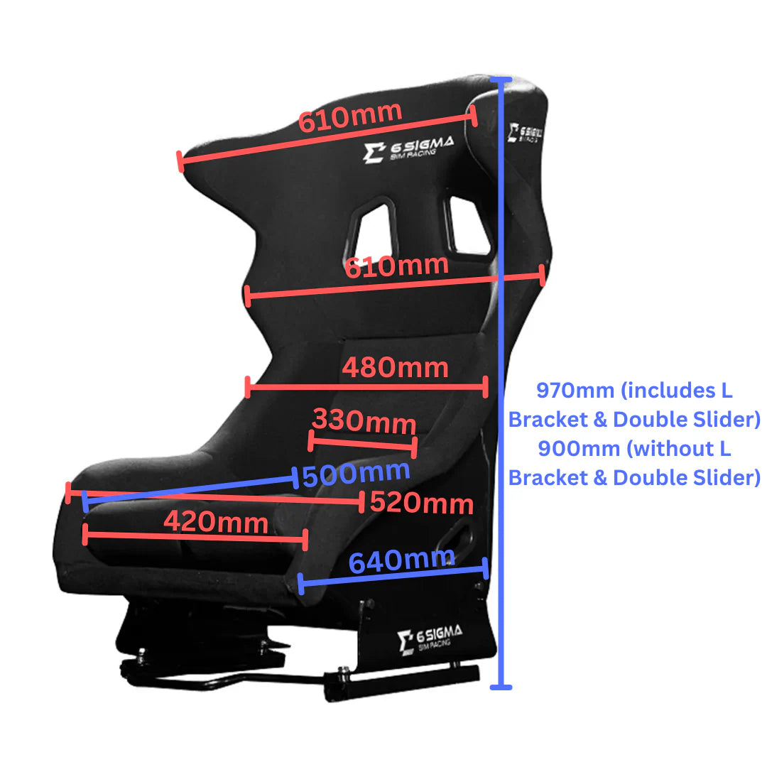 Chassis 80 x 40mm Aluminum BFR Black