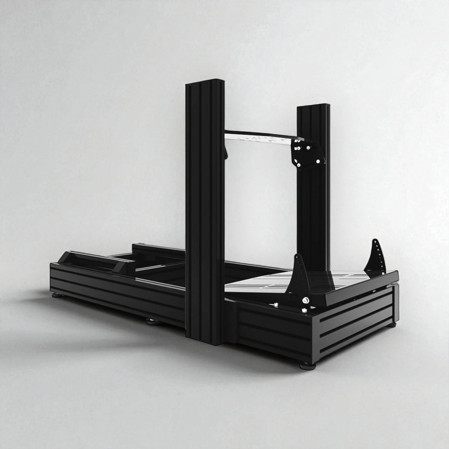 Chassis 80 x 40mm Aluminum BFR Black