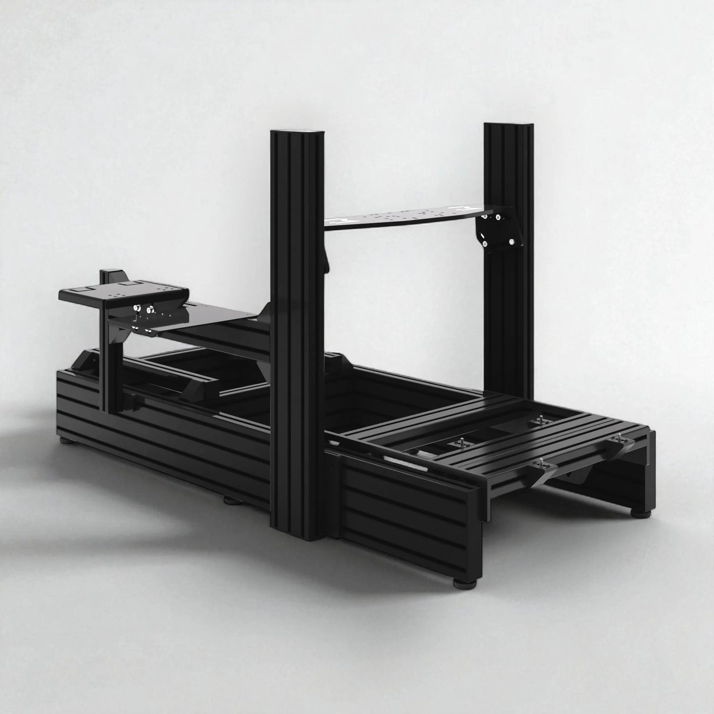 Chassis 80 x 40mm Aluminum BFR Black