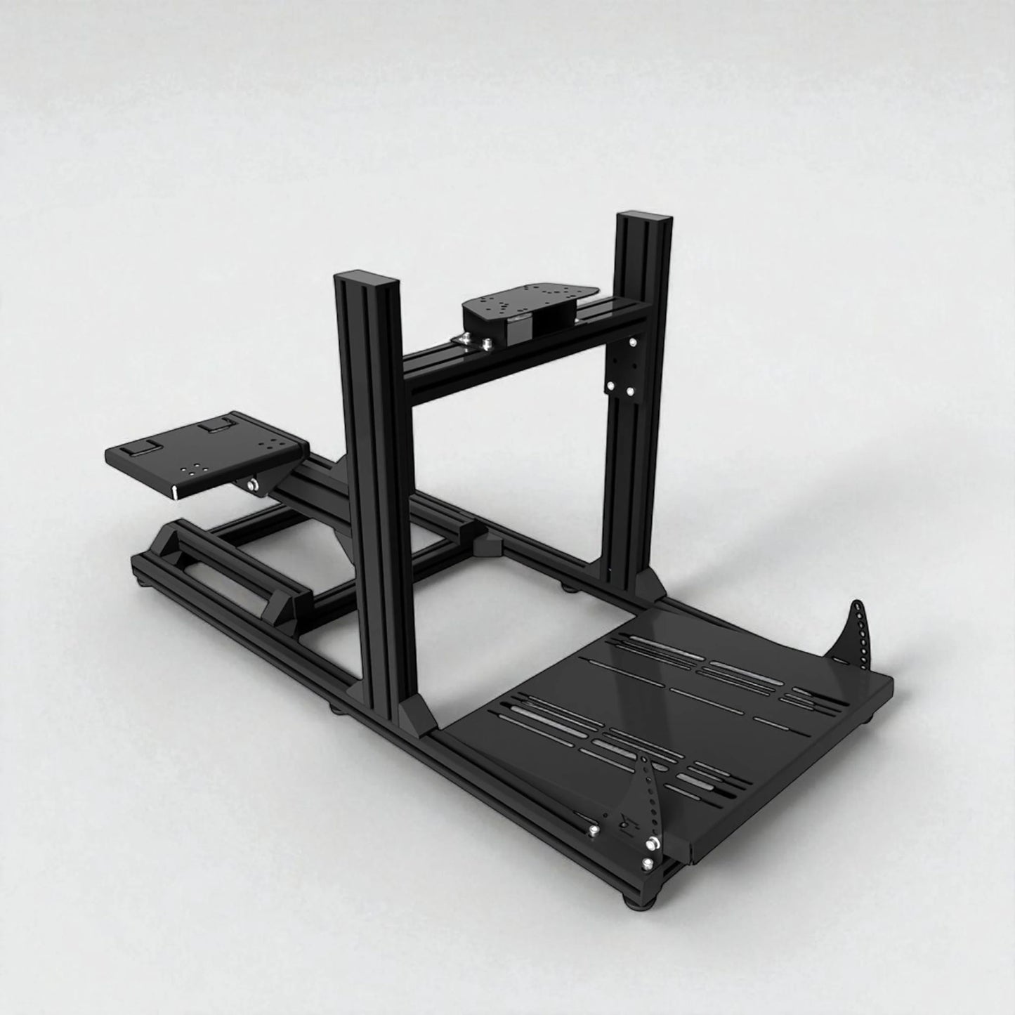 Chassis 80 x 40mm Aluminum BFR Black
