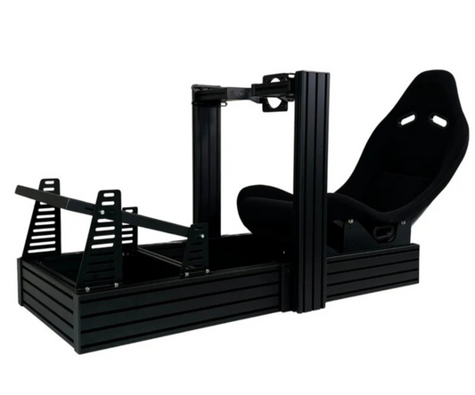 Chassis 80 x 40mm Aluminum BFR Black