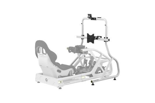 GT Cockpit Monitor Stand White