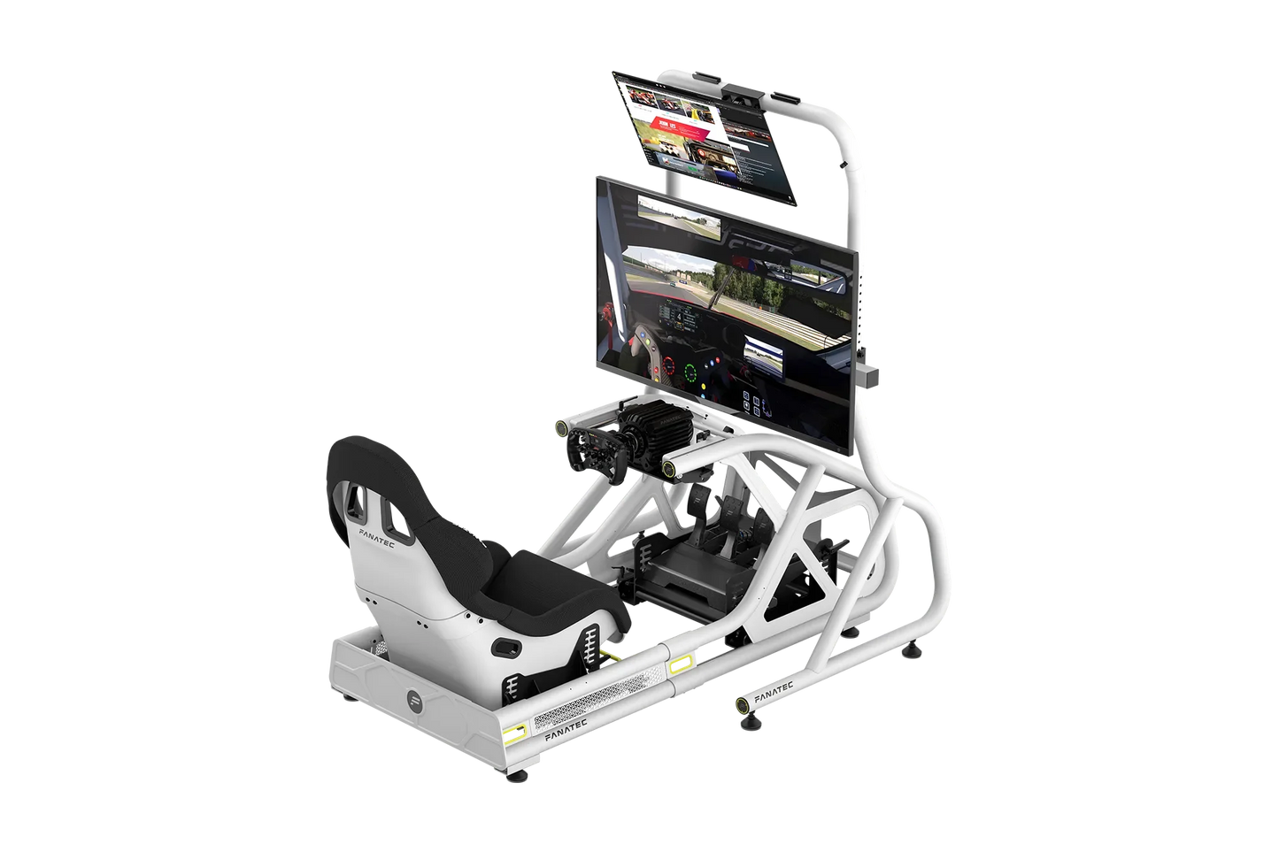 GT Cockpit Monitor Stand White