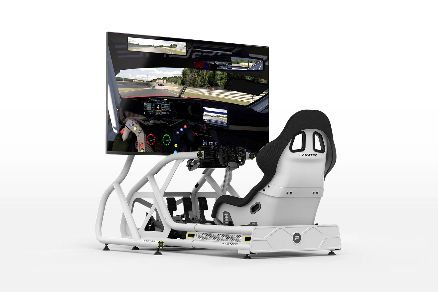 GT Cockpit Monitor Stand White
