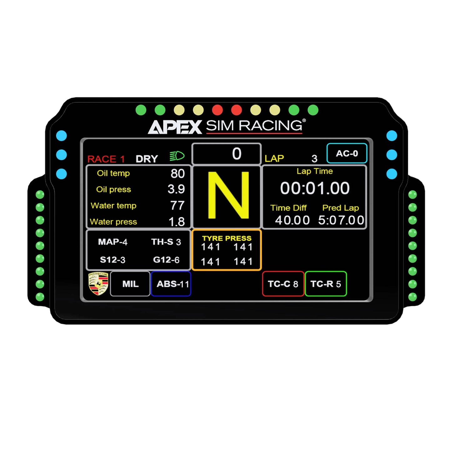 GT3R DDU Sim Racing Display