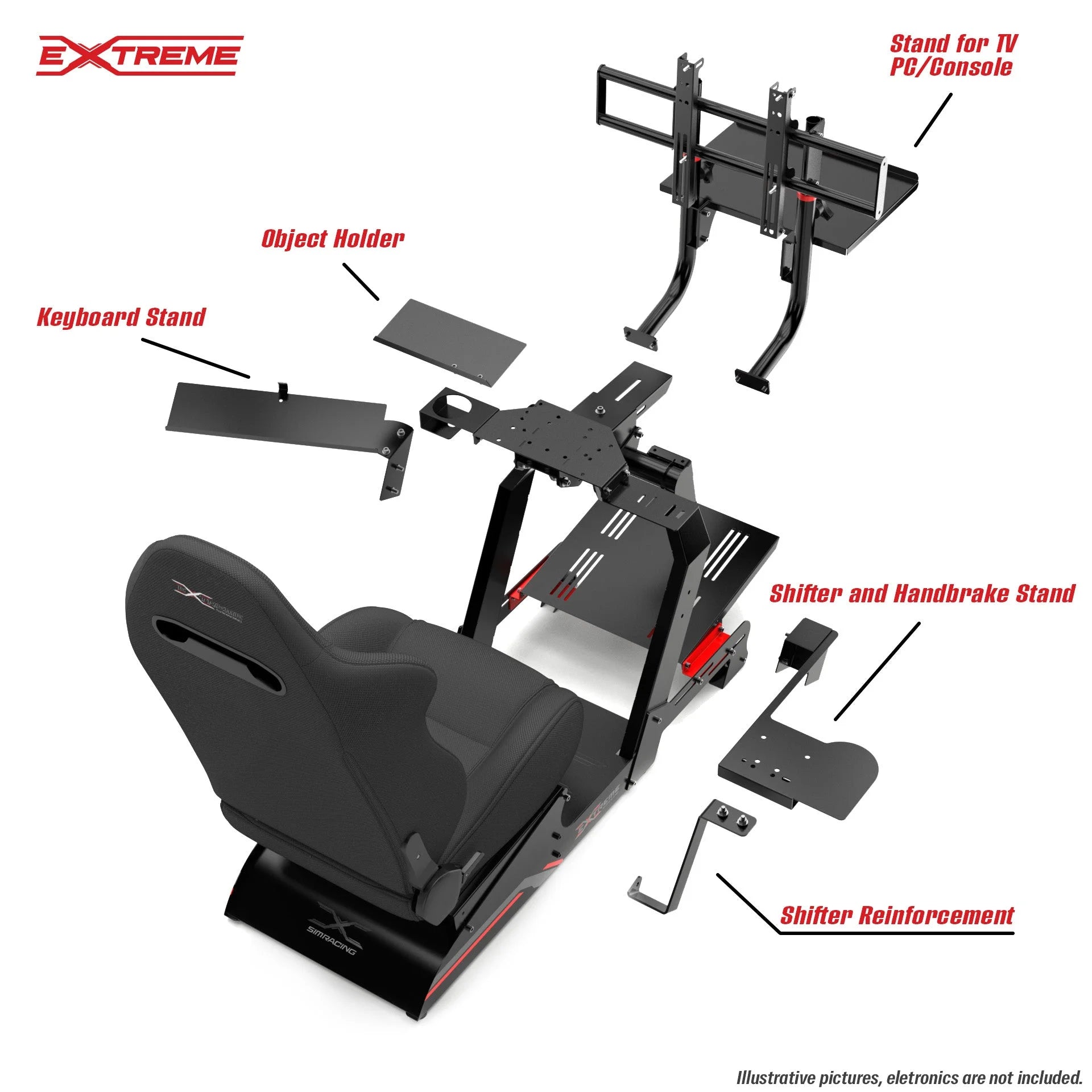 SIM RACING COCKPIT XT PREMIUM LITE 3.0 FULL ACCESSORIES – Be Fast Racing