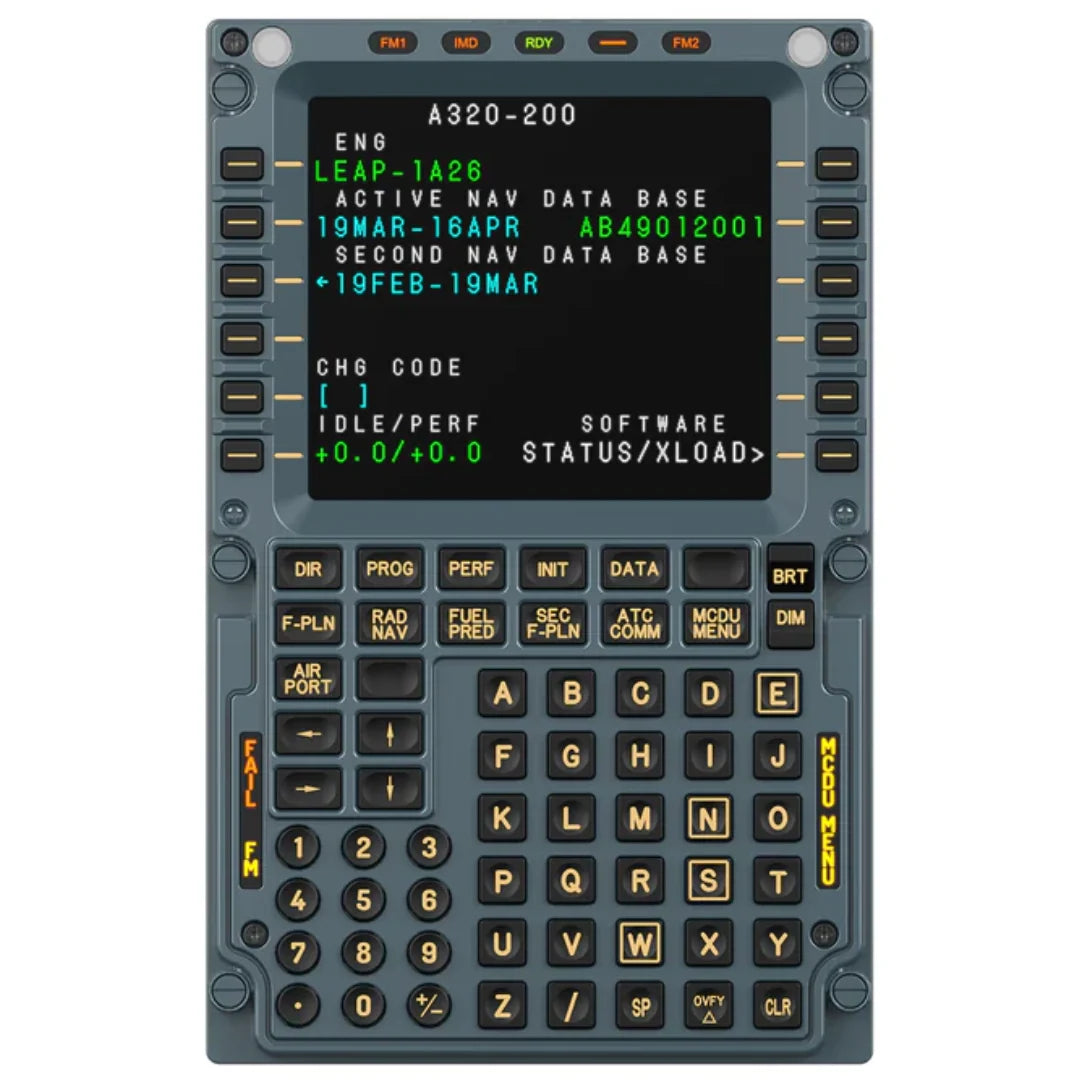 MA3F Flight Computer Display | Airbus A320 MCDU Panel Moza Flight