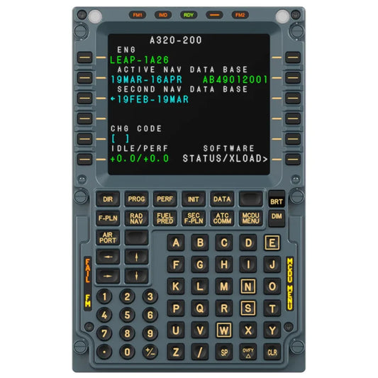 MA3F Flight Computer Display | Airbus A320 MCDU Panel Moza Flight