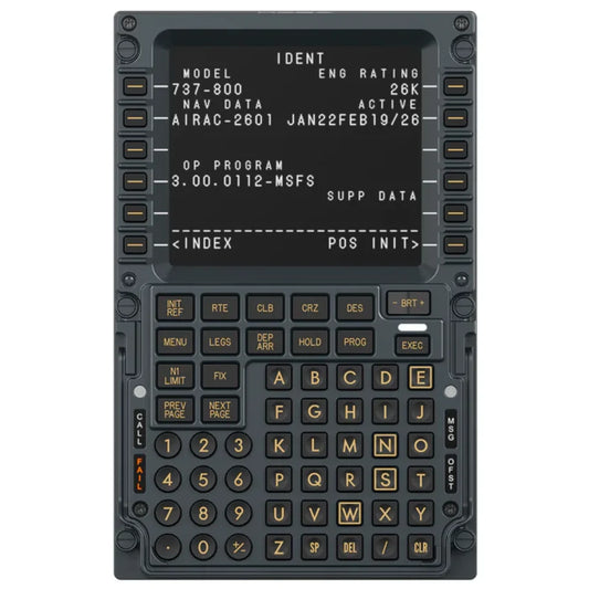 MB7F Flight Computer Display | Boeing 737 CDU Panel Moza Flight