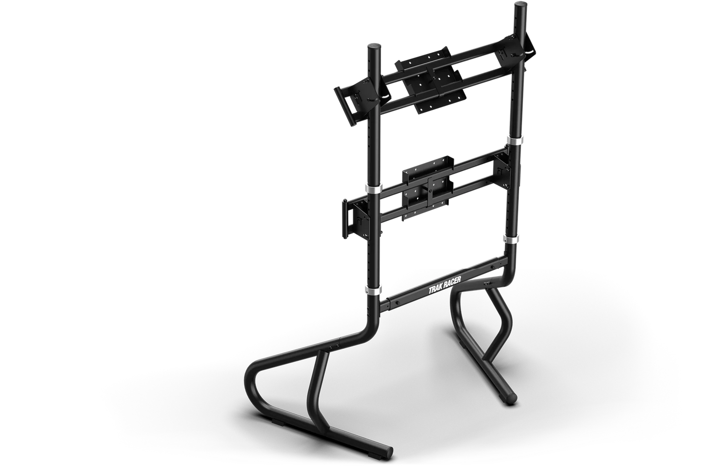 Freestanding Dual Monitor Stand - Supports up to 80" Display