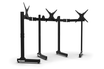 Freestanding Triple (3) Monitor Stand with Extra Leg Supports - Supports up to 55" Displays