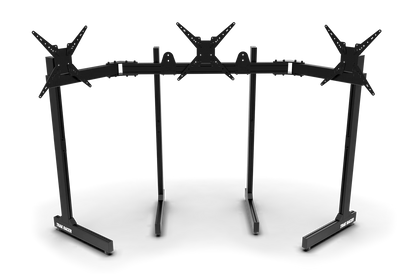 Freestanding Triple (3) Monitor Stand with Extra Leg Supports - Supports up to 55" Displays