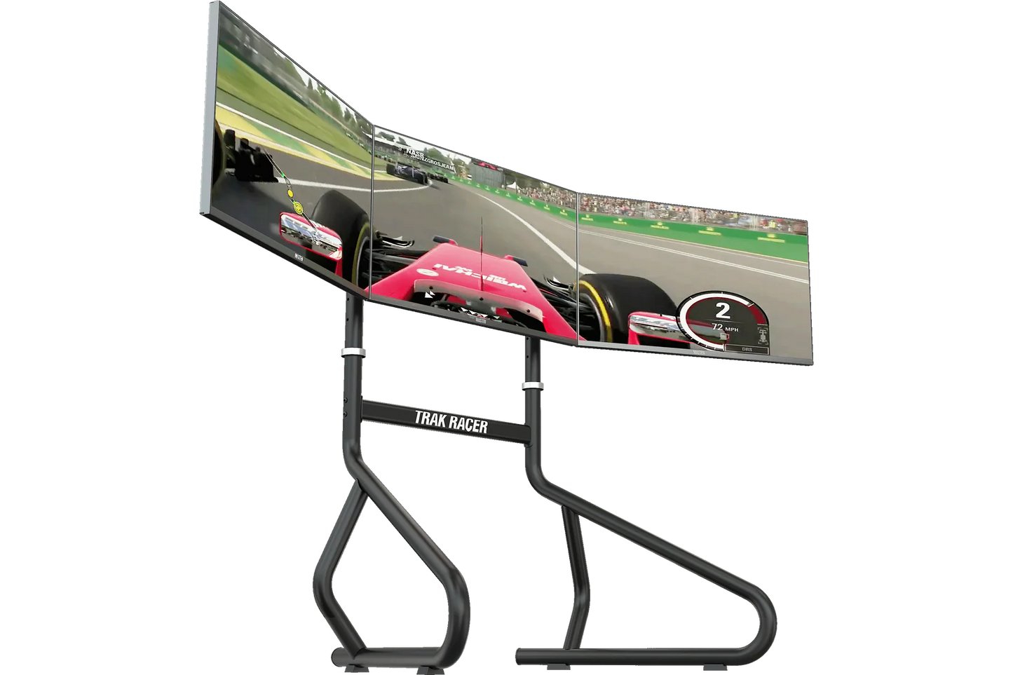 Freestanding Triple Monitor Stand - Supports 32" to 45" Displays