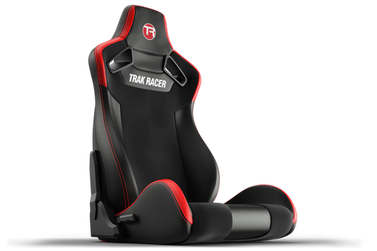 Recliner Sim Racing Seat — Premium Leather/Alcantara-Style Adjustable Seat