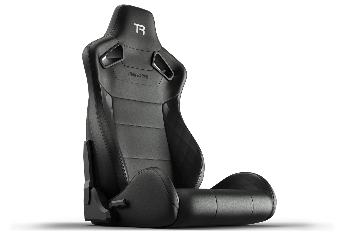 Recliner Sim Racing Seat — Premium Diamond-Stitched Leather-Style Finish
