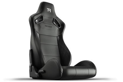 Recliner Sim Racing Seat — Premium Diamond-Stitched Leather-Style Finish