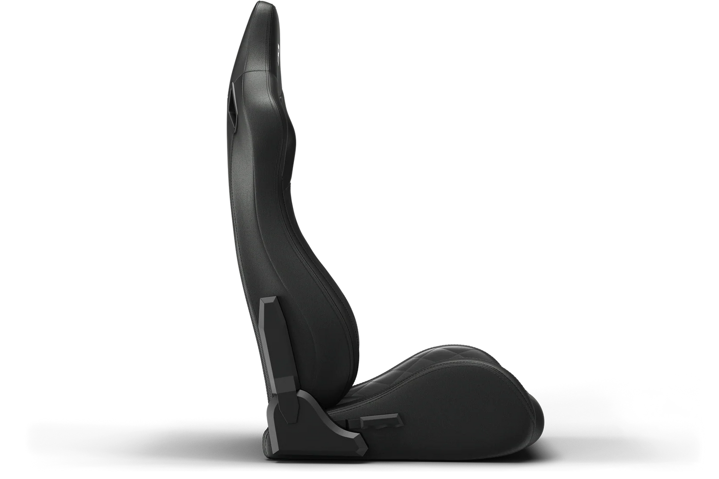 Recliner Sim Racing Seat — Premium Diamond-Stitched Leather-Style Finish
