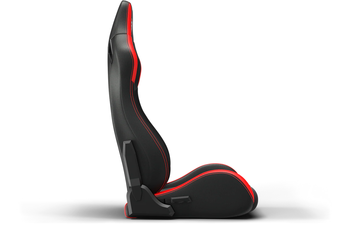 Recliner Sim Racing Seat — Premium Leather/Alcantara-Style Adjustable Seat