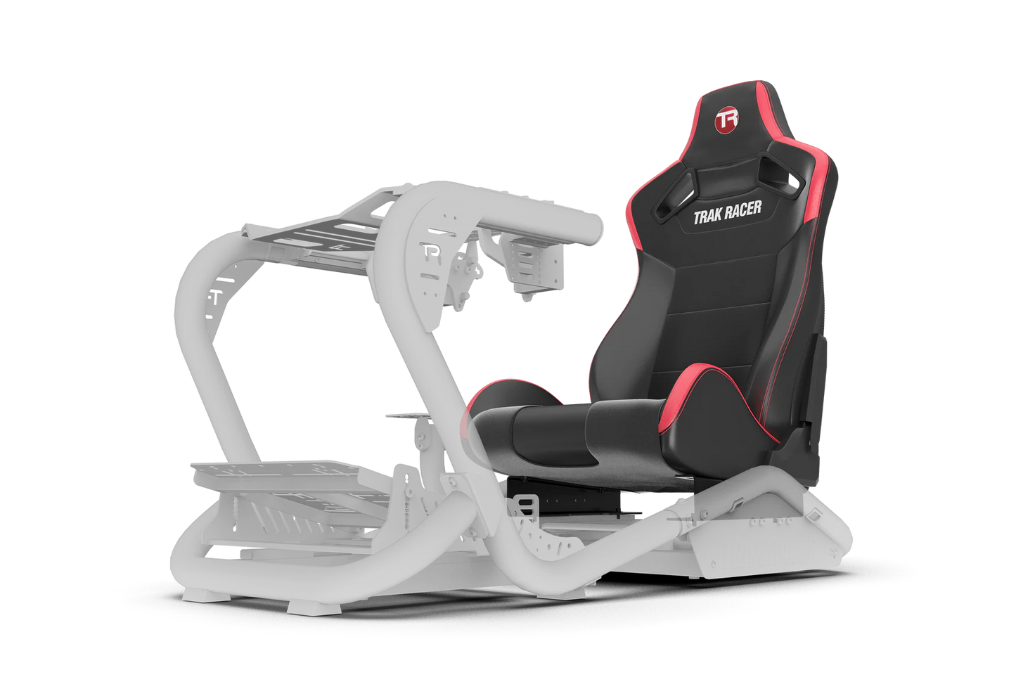 Recliner Sim Racing Seat — Premium Leather/Alcantara-Style Adjustable Seat