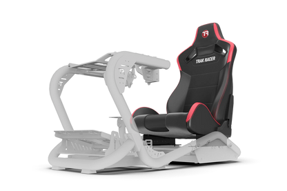 Recliner Sim Racing Seat — Premium Leather/Alcantara-Style Adjustable Seat