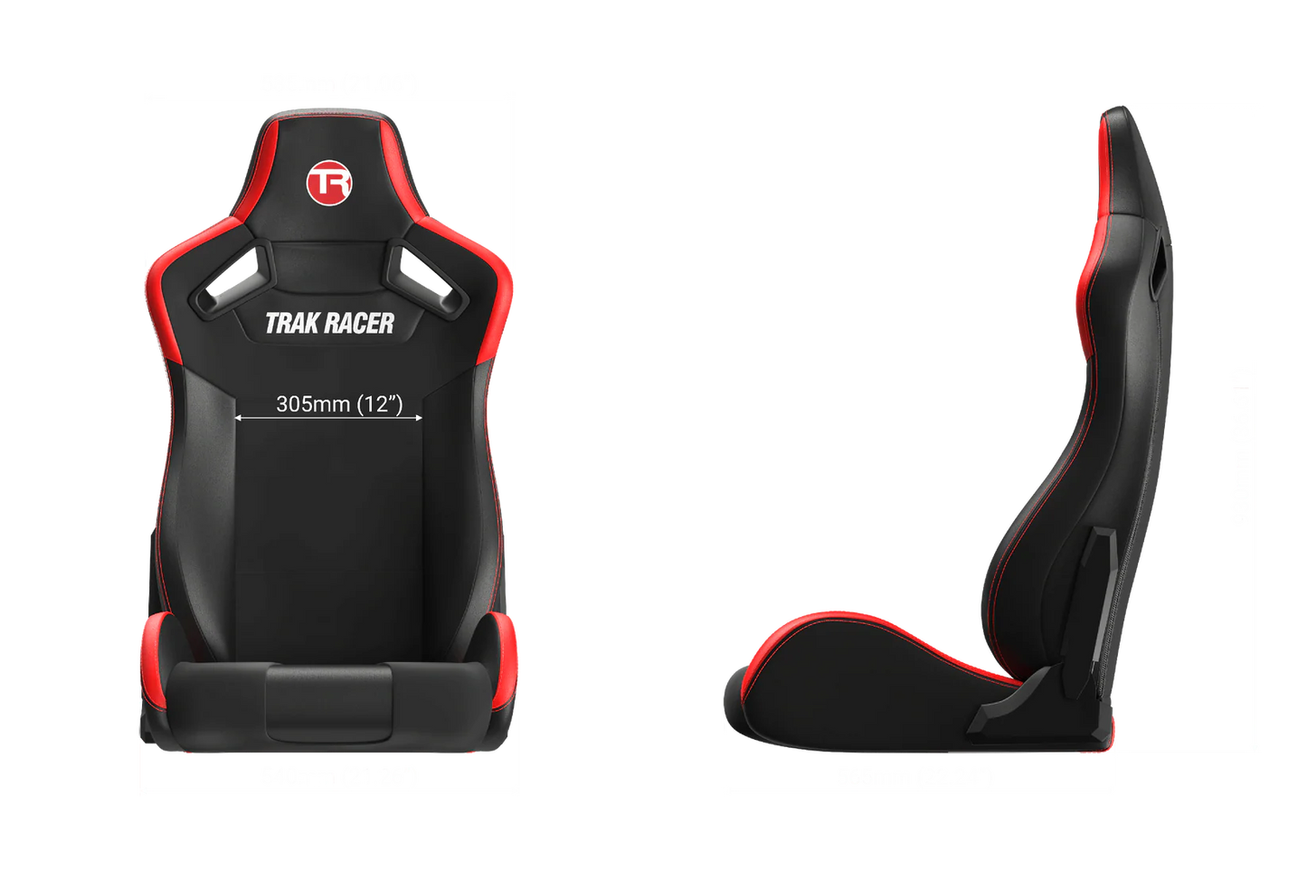 Recliner Sim Racing Seat — Premium Leather/Alcantara-Style Adjustable Seat