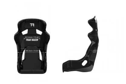 TRS TR Series GT Pro Racing Seat - Fiberglass Grey